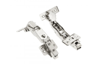Петля накладная GTV SILENTO PRO, угол 155°, с доводчиком, prow H=0, 3D, полибэг, clip on, без еврошурупа