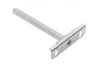 Скрытый регулируемый полкодержатель SMART L-100мм, 76x19x11мм