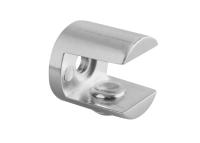 Полкодержатель для стеклянных полок 6-10мм, J65, хром