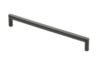 Мебельная ручка GTV NYXA, C=192 мм, L=202 мм, ZnAl, черный матовый