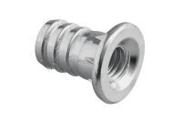 Муфта врезная M6, ZnAl, шт