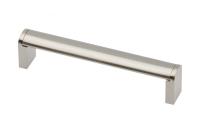 Ручка мебельная UZ-682 C=128 мм, инокс