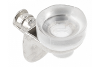 Полкодержатель с упором SEKURA, D-5мм, хром