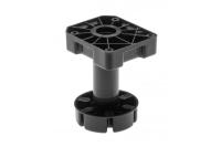 Ножка мебельная пластиковая ML, нагрузка 450 кг, H= 125-195 мм