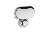 КРОНШТЕЙН КРЕПЛЕНИЯ ЗЕРКАЛА К СТЕНЕ "СЕРЬГИ",  ХРОМ