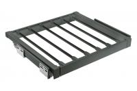 Вешалка для брюк ELITE 600мм, скрытый монтаж с доводчиком, антрацит