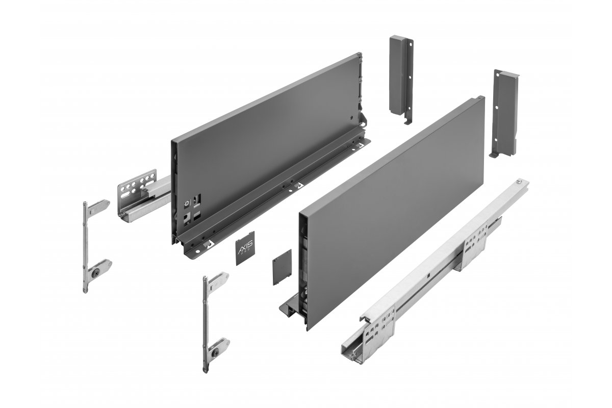 AXISPRO Комплект ящика h-168мм L-300мм, антрацит купить в Минске, цена