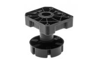 Ножка мебельная пластиковая ML, нагрузка 450 кг, H= 95-145 мм