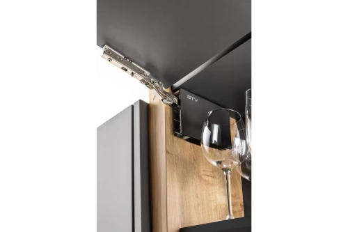 Подъемник GTV HORIZON, P2O высота фасада 400-650 мм, вес передней части 8-12 кг, усилие 2500-5200, черный