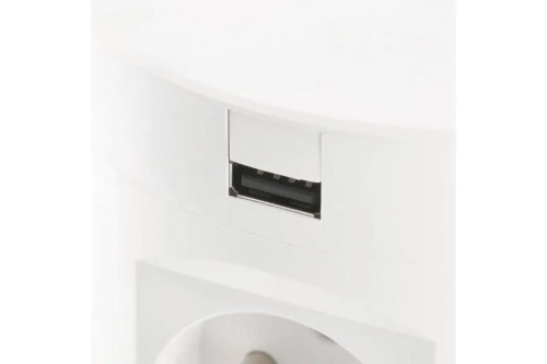 GTV УДЛИНИТЕЛЬ COMFORT PLUS 120ММ, 4Х ГНЕЗ SСHUKO, 2XUSB. 2XRJ45, ИНД. ЗАРЯДКА 5W, БЕЛЫЙ, шт