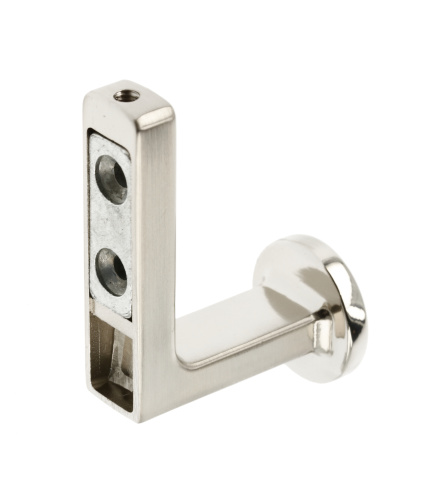 Крючок мебельный одинарный ARCO, ZnAl, шлифованный металл