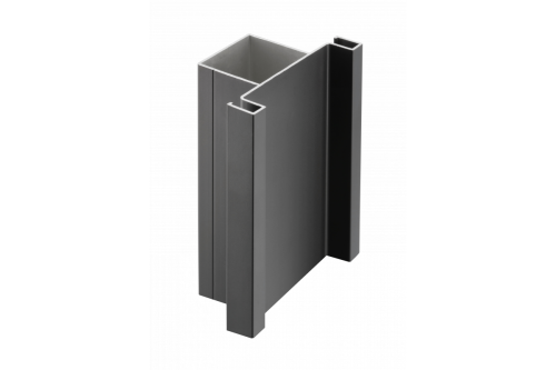 Профиль Вертикальный средний "VELLO", тип Т, длинна 3 м.пог., цвет чёрный