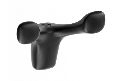 Мебельный крючок TOLEDO   B, чёрный матовый