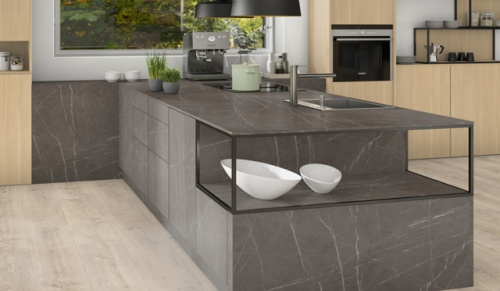 Столешница Эггер Камень Пьетра Гриджиа антрацит F205 ST9