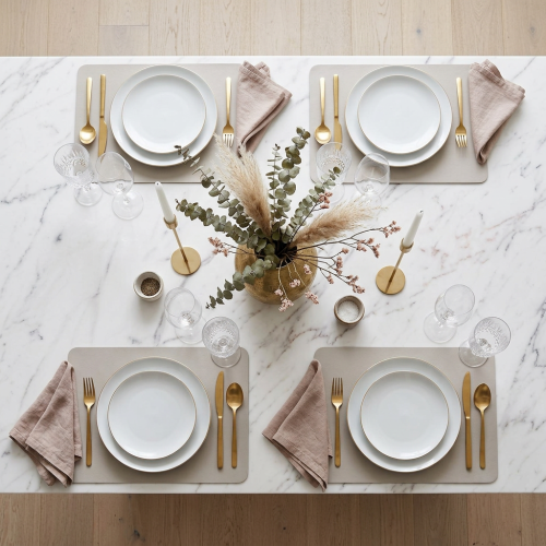 Столешница из компакт-плиты (HPL) ARCOBALENO Мрамор белый 3027