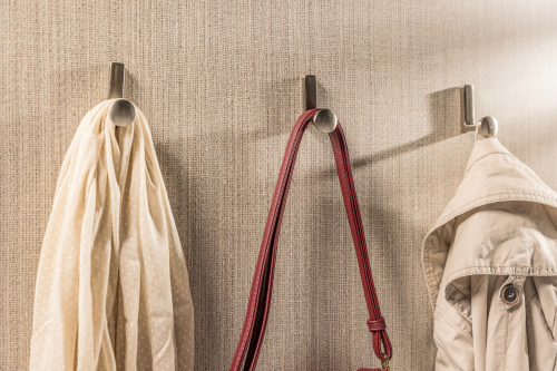 Крючок мебельный одинарный ARCO, ZnAl, шлифованный металл