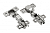 Петля накладная GTV, H=0, slide-on,с еврошурупом