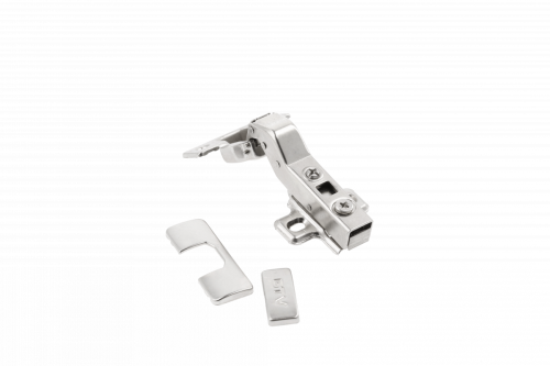 Петля угловая с доводчиком +30° GTV Ø35, H=0, clip-on, без еврошурупа