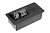 Удлинитель врезной прямоугольный AVARO PLUS, 1xSCHUKO, 1xUSB-A/5V, 1xTYPE-C/5V, беспроводная зарядка 5W, вилка провод 1,5м, черный