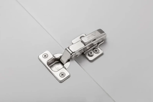 Петля полунакладная с доводчиком GTV Ø35 SOLID PLUS, H=0, clip-on, 3D, без еврошурупа