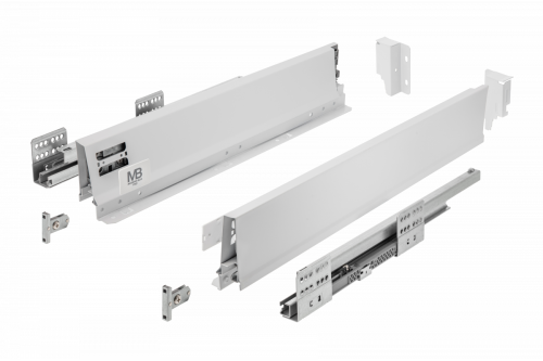 MB PRO Комплект ящика h-84мм L-500мм, белый