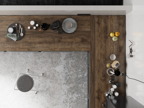 Столешница из компакт-плиты (HPL) ARCOBALENO Дуб Самдал (структура шпон)2127