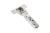 Петля полунакладная без пружины SILENTO PRO, prow H=0, 3D, clip on, без евро