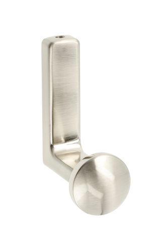 Крючок мебельный одинарный ARCO, ZnAl, шлифованный металл