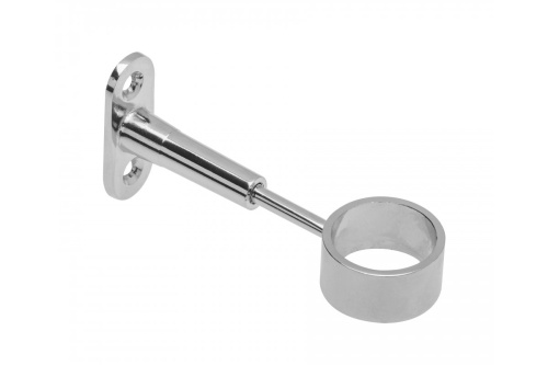 Крепление дистанционное проходное регулируемое, для ТРУБ-D25, хром, шт