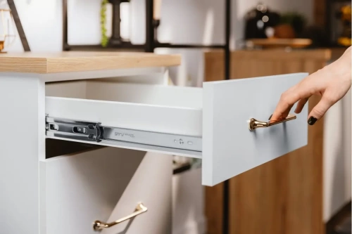 Направляющая шариковая GTV h=45 L-350мм, 40кг, с доводчиком Versalite Plus+