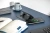 Удлинитель врезной прямоугольный AVARO PLUS, 1xSCHUKO, 1xUSB-A/5V, 1xTYPE-C/5V, беспроводная зарядка 5W, вилка провод 1,5м, черный