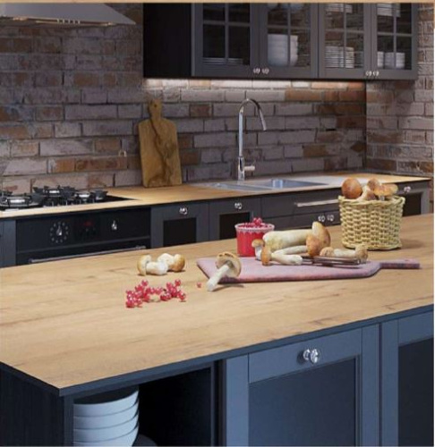 Столешница из компакт-плиты (HPL) ARCOBALENO Дуб Бунратти 2091