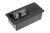 Удлинитель врезной прямоугольный AVARO PLUS, 1xSCHUKO, 1xUSB-A/5V, 1xTYPE-C/5V, беспроводная зарядка 5W, вилка провод 1,5м, черный